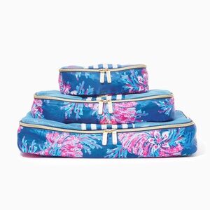 NWT Lilly Pulitzer Packing Cube Set